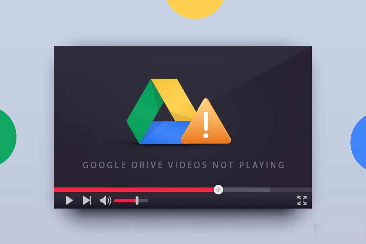 google drive video oynatma sorunu nasil